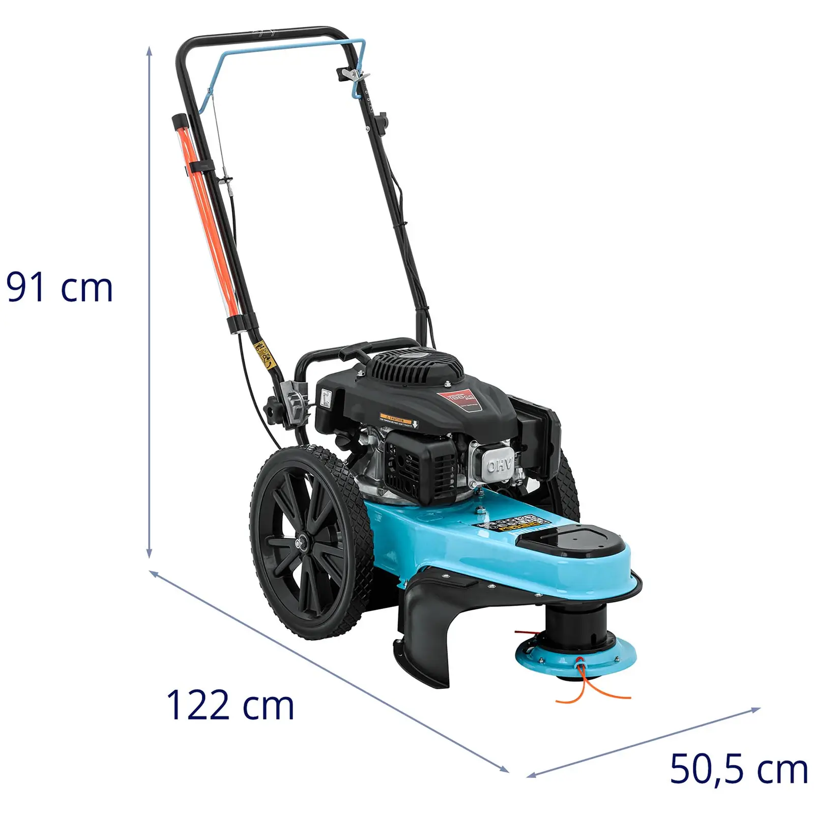 Gressklippertrimmer - bensin - 3.7 kW / 5 HK - 560 mm klippebredde