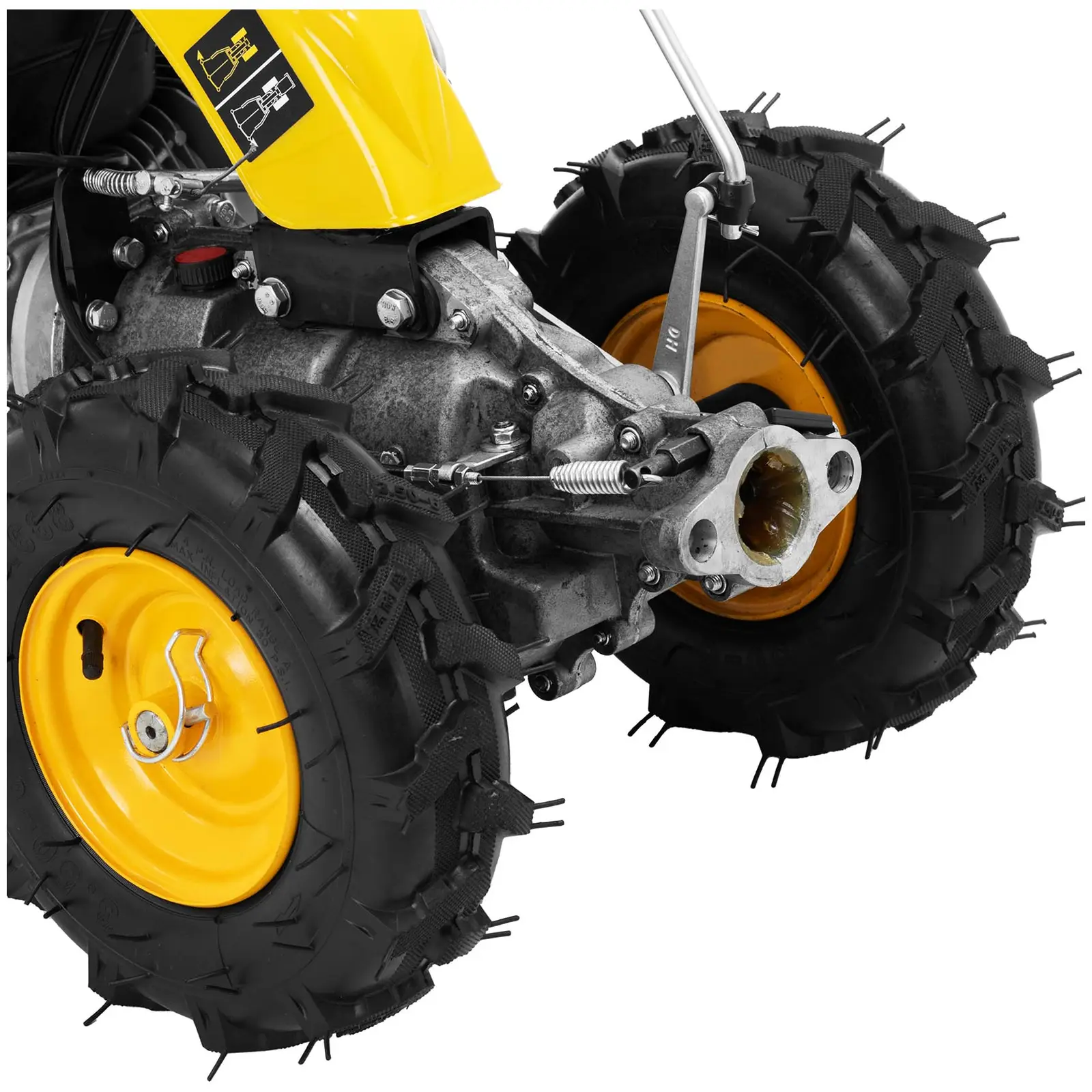 Motoculteur - 196 cm³, EURO V 6,5 ch - 1 vitesse avant - 1 marche arrière (Bruit émis: 100 dB)