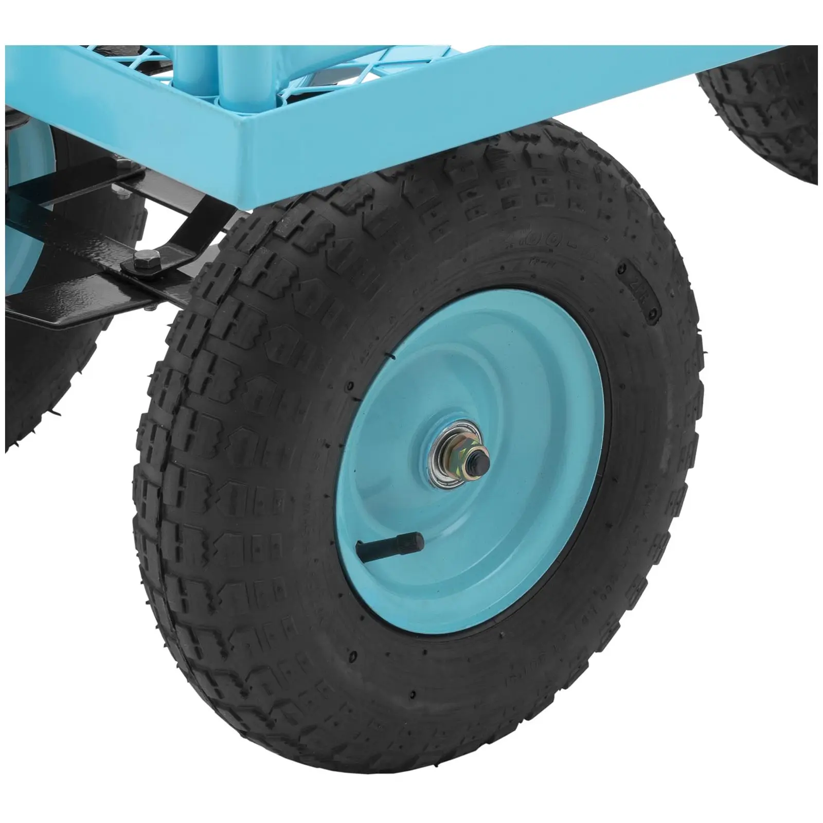 Hillvert Transportwagen Bis 400 Kg – Mit Luftreifen, Abnehmbaren Gittern & Gepolstertem Griff