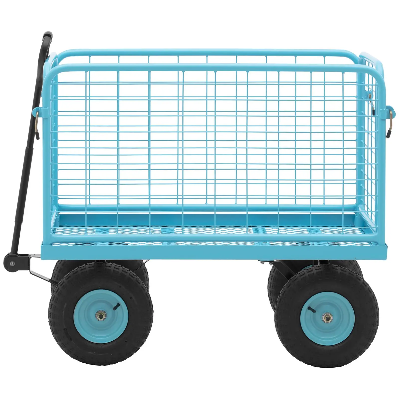 Chariot de jardin - 400 kg - barrières latérales amovibles