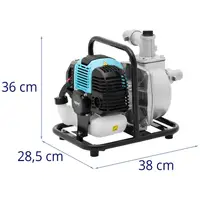 Motopompa a benzina / Motopompa per acque sporche - 1,2 kW - 15 m³/h