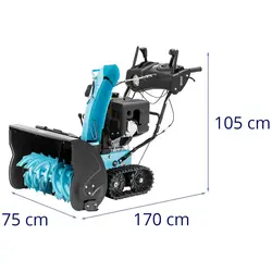 Snerydder - benzinmotor - 750 mm rydningsbredde - 302 cm³