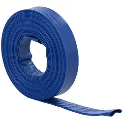 Flat hose - 1 1/2" - 20 m - 0-7 bar - fabric reinforced