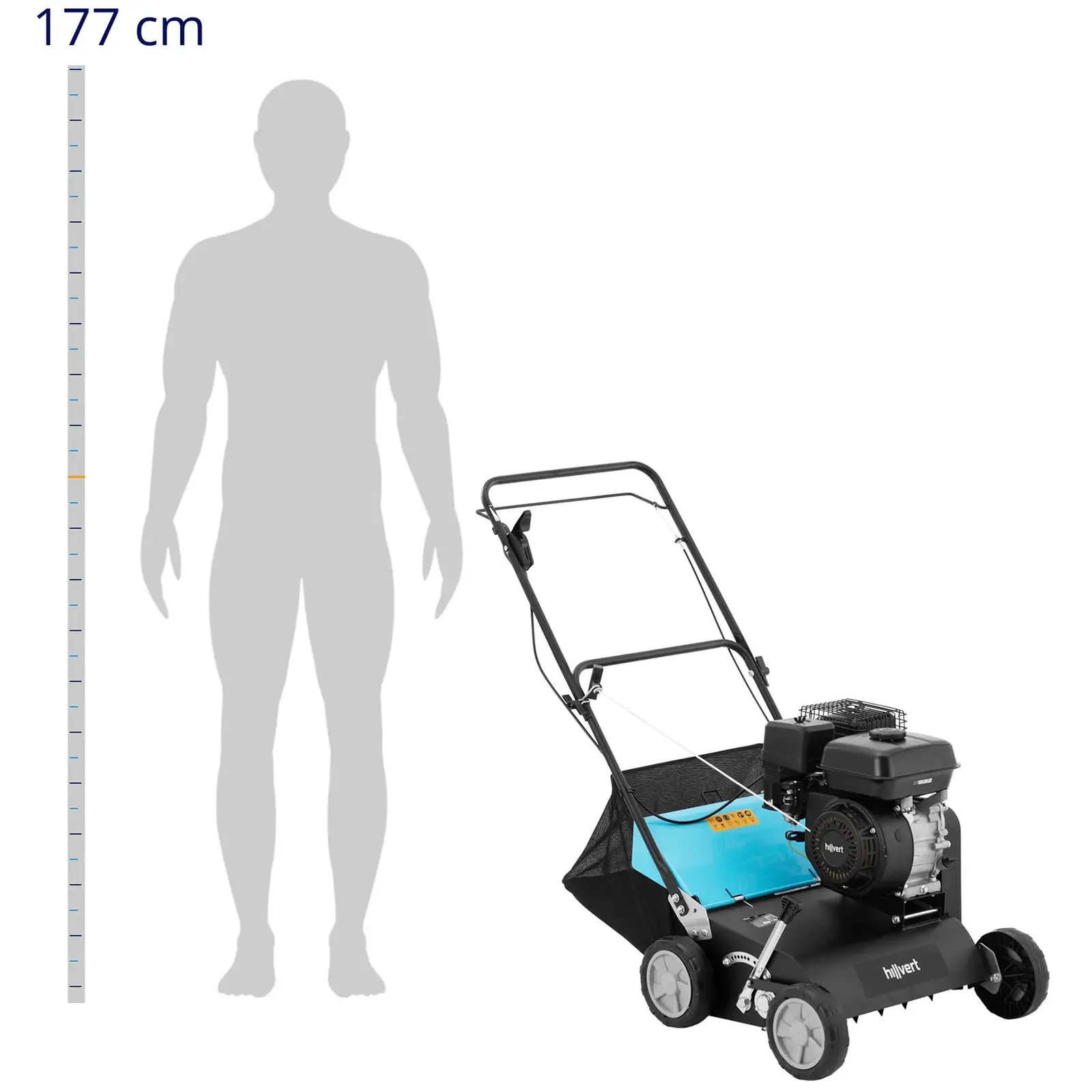 Бензинов скарификатор 2 в 1 - 4200 W - 212 cm³ - работна ширина: 40 cm