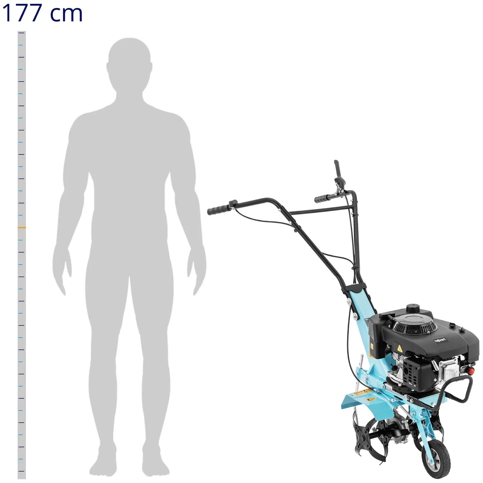 Motobineuse thermique - 140 cm³ - 2500 W - Largeur 36 cm (Capacité huile: 0.5 l)