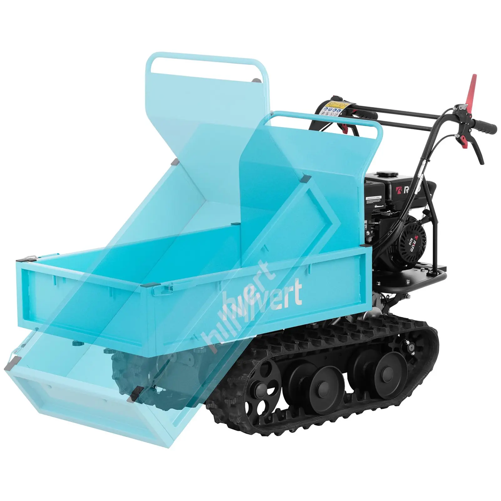 B-Ware Motorschubkarre - auf Raupen - bis 300 kg - 4.1 kW (Steigfähigkeit: 15 °)