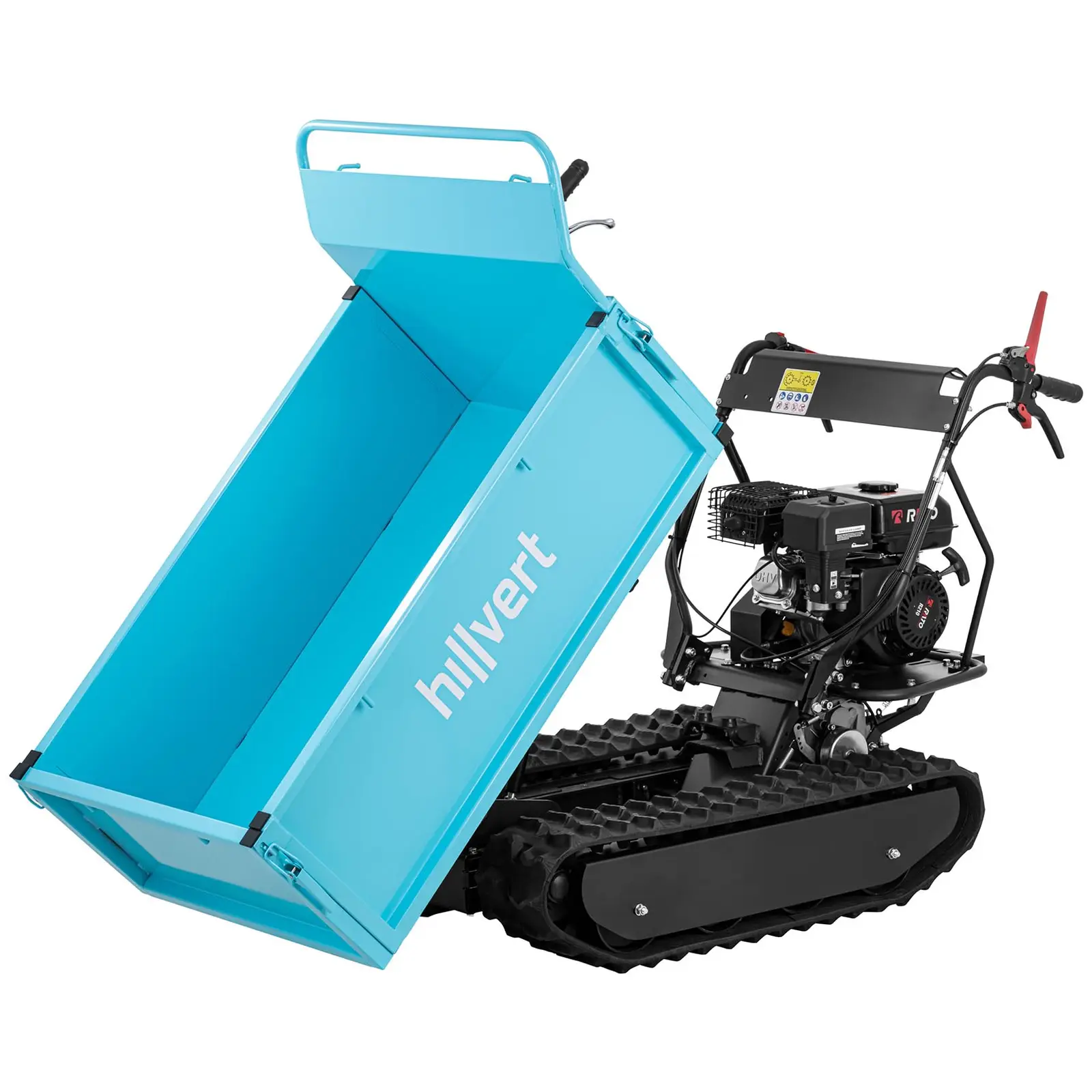 Motorový trakař - na pásech - do 500 kg - 4.1 kW (Přípustný sklon terénu: 15 °)