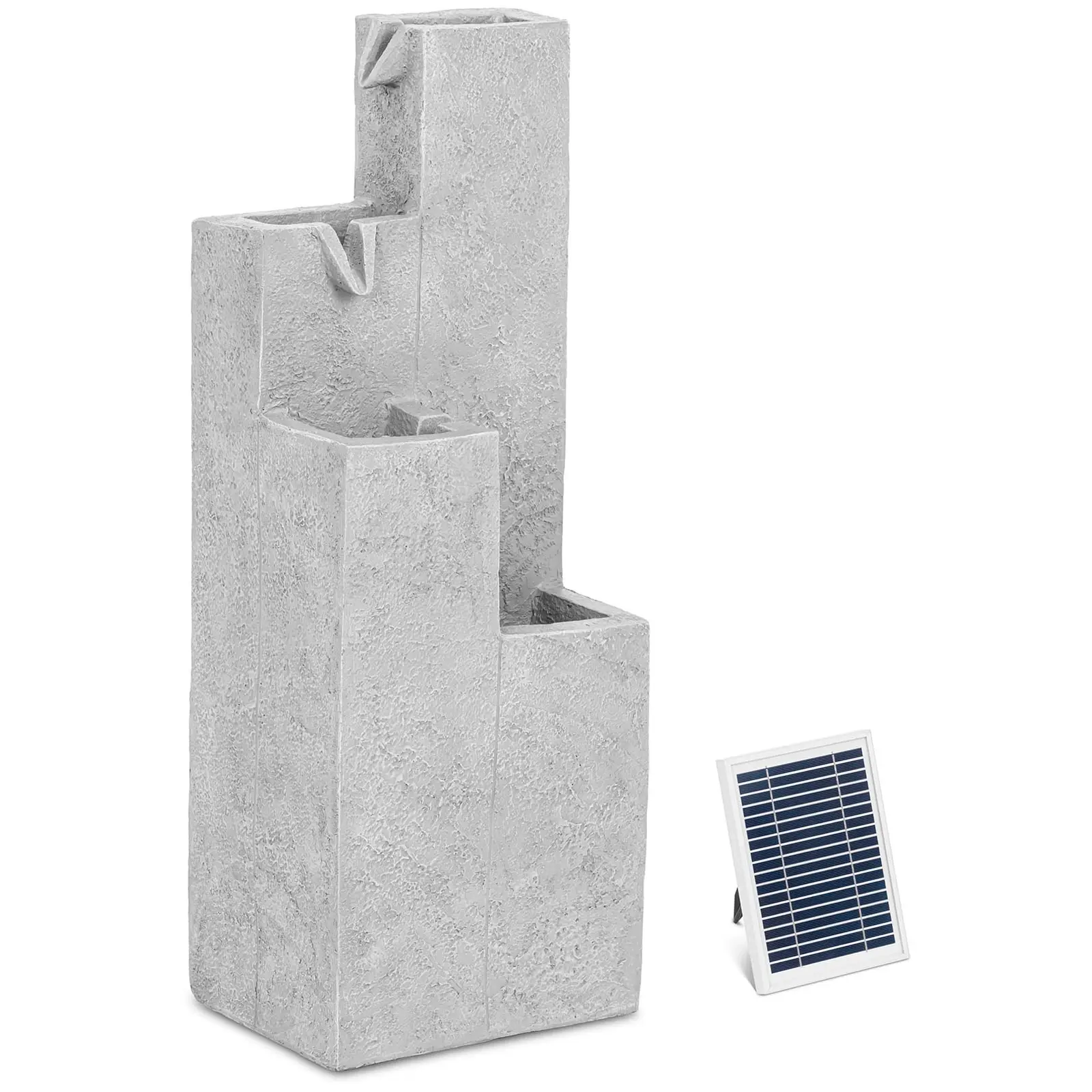 Solární zahradní fontána - 4 sloupy - LED osvětlení - Obrázek produktu