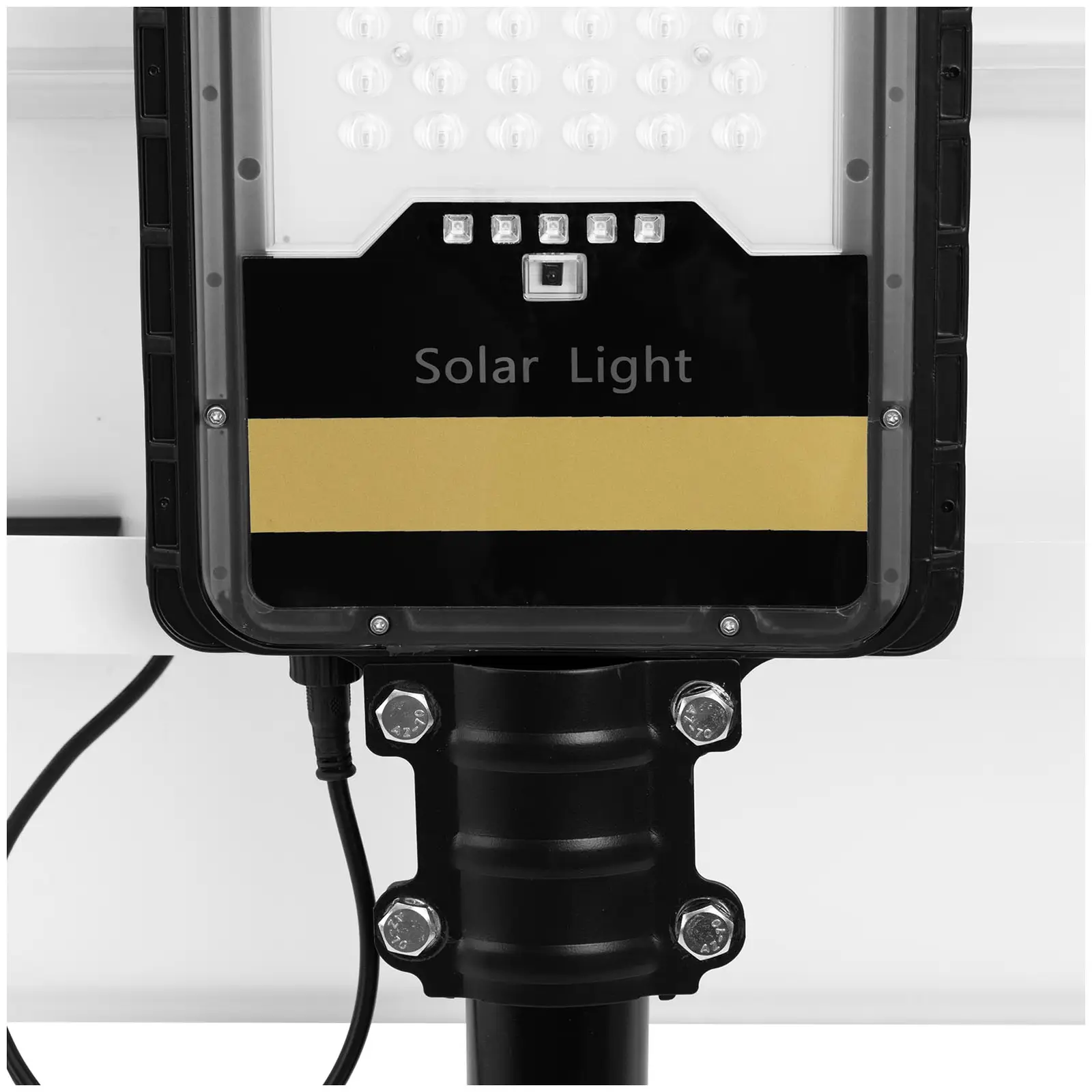 Solcellelampe udendørs - 100 W - 6000 til 6500 K - 14 til 16 timer - IP65