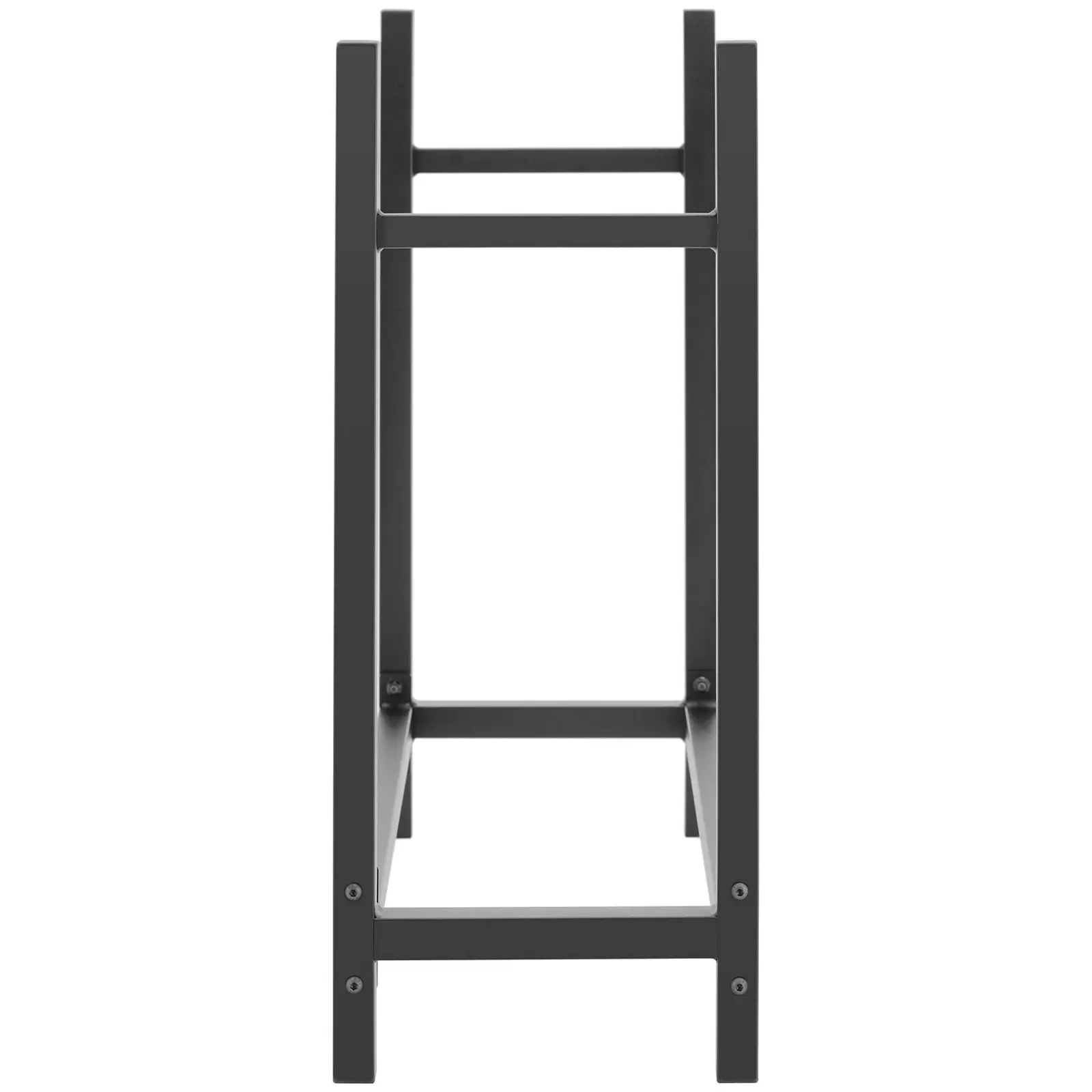 Stojan na palivové dřevo zvenčí - 60 x 25 x 61.5 cm (Materiál: Uhlíková ocel)