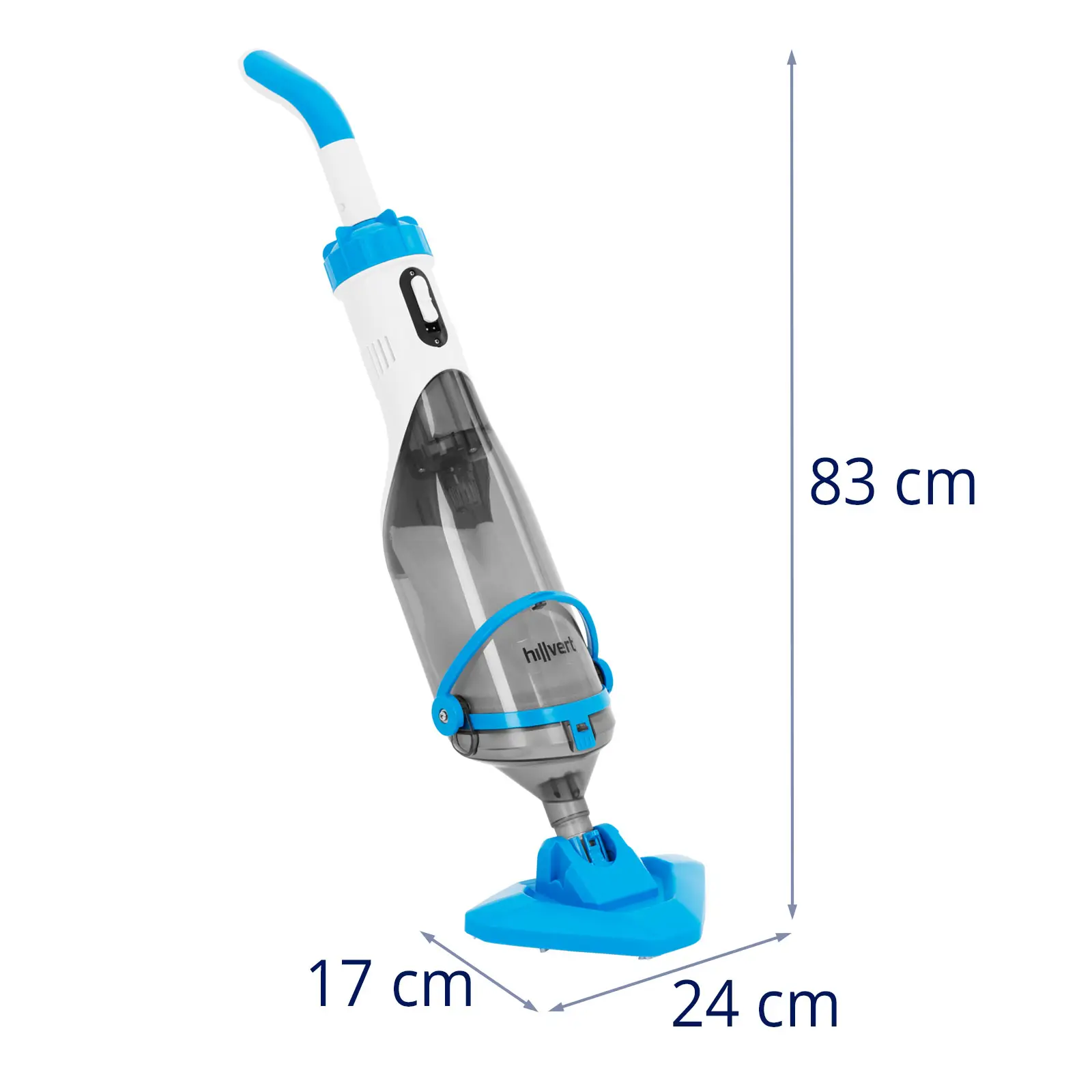 Pool vacuum battery - with flexible brush head