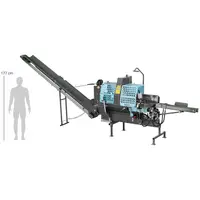 Automatische zaagkloofmachine - 3-in-1 - Kloofcapaciteit 9.5  t - PTO - 50 - 300 mm - 8 s