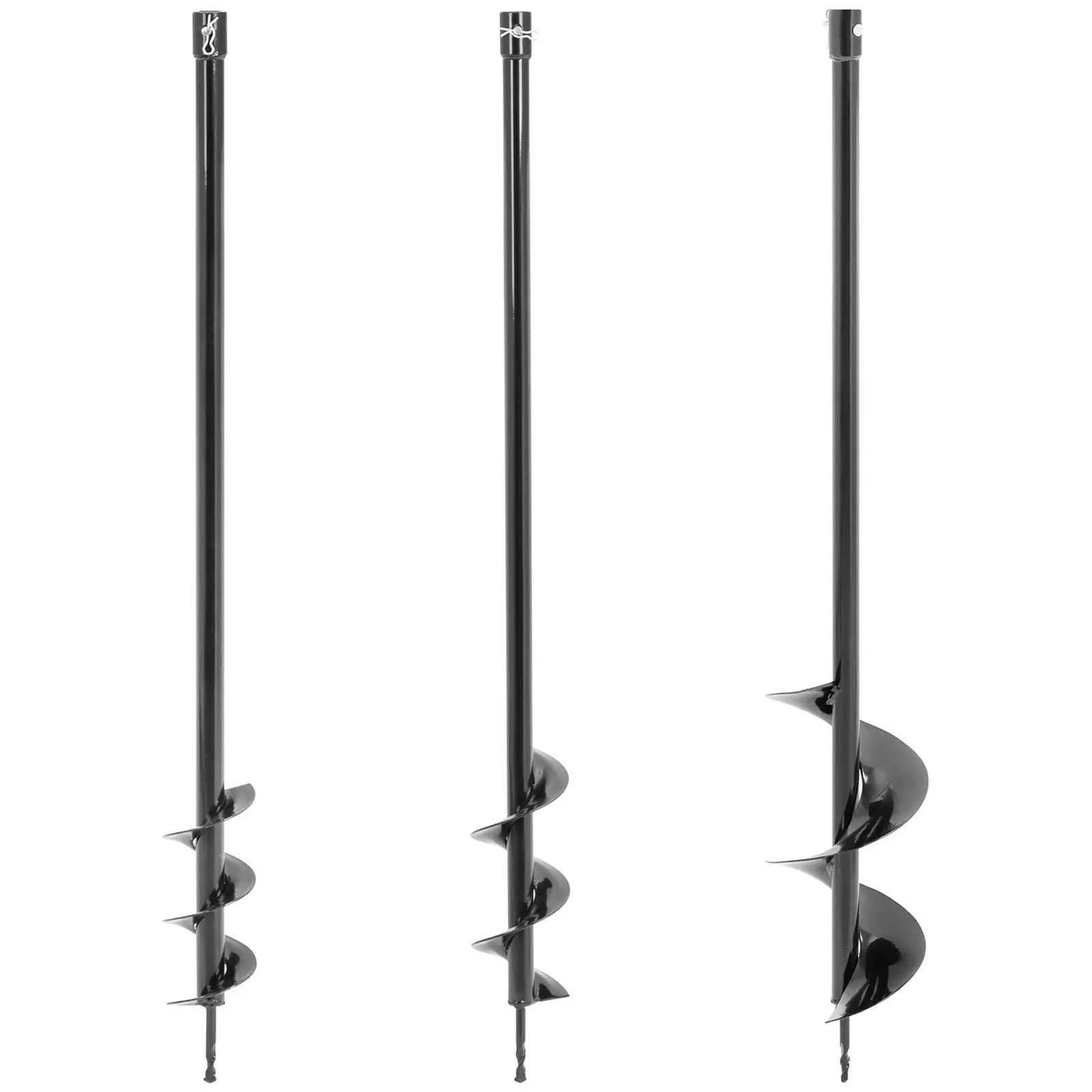 Ruční vrtačka 100 cm - se třemi vrtáky: Ø 80, 100, 150 mm (Průměr rukojeti: 25 mm)