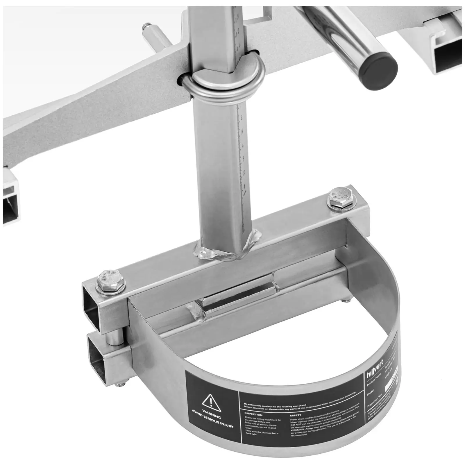 Scierie mobile - pour tronçonneuses jusqu'à 60 cm / 24 pouces - largeur jusqu'à 50 cm (20 pouces) (Matériau(x): Aluminium)
