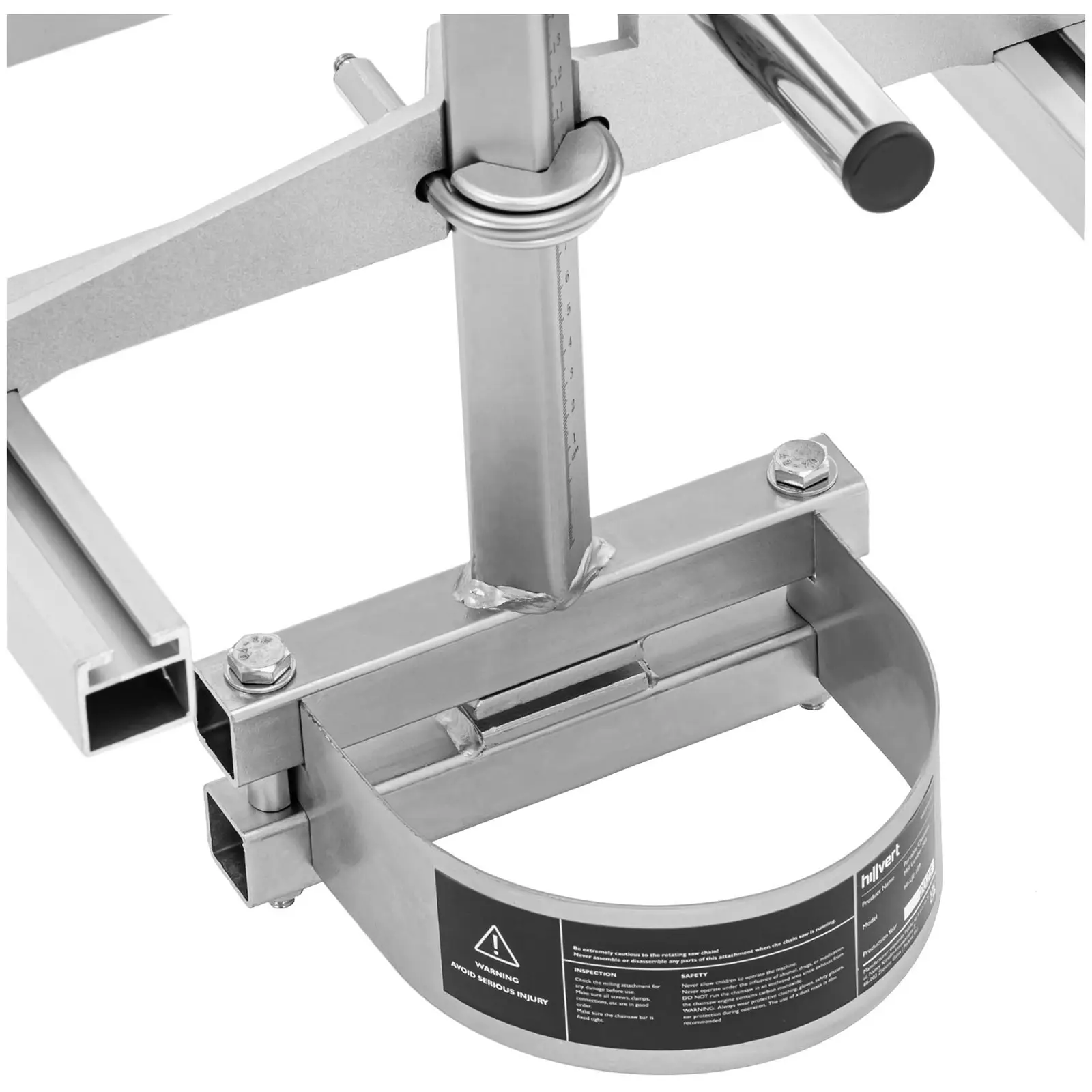 Scierie mobile - pour tronçonneuses jusqu'à 90 cm / 36 pouces - largeur jusqu'à 81 cm (32 pouces) (Matériau(x): Aluminium)