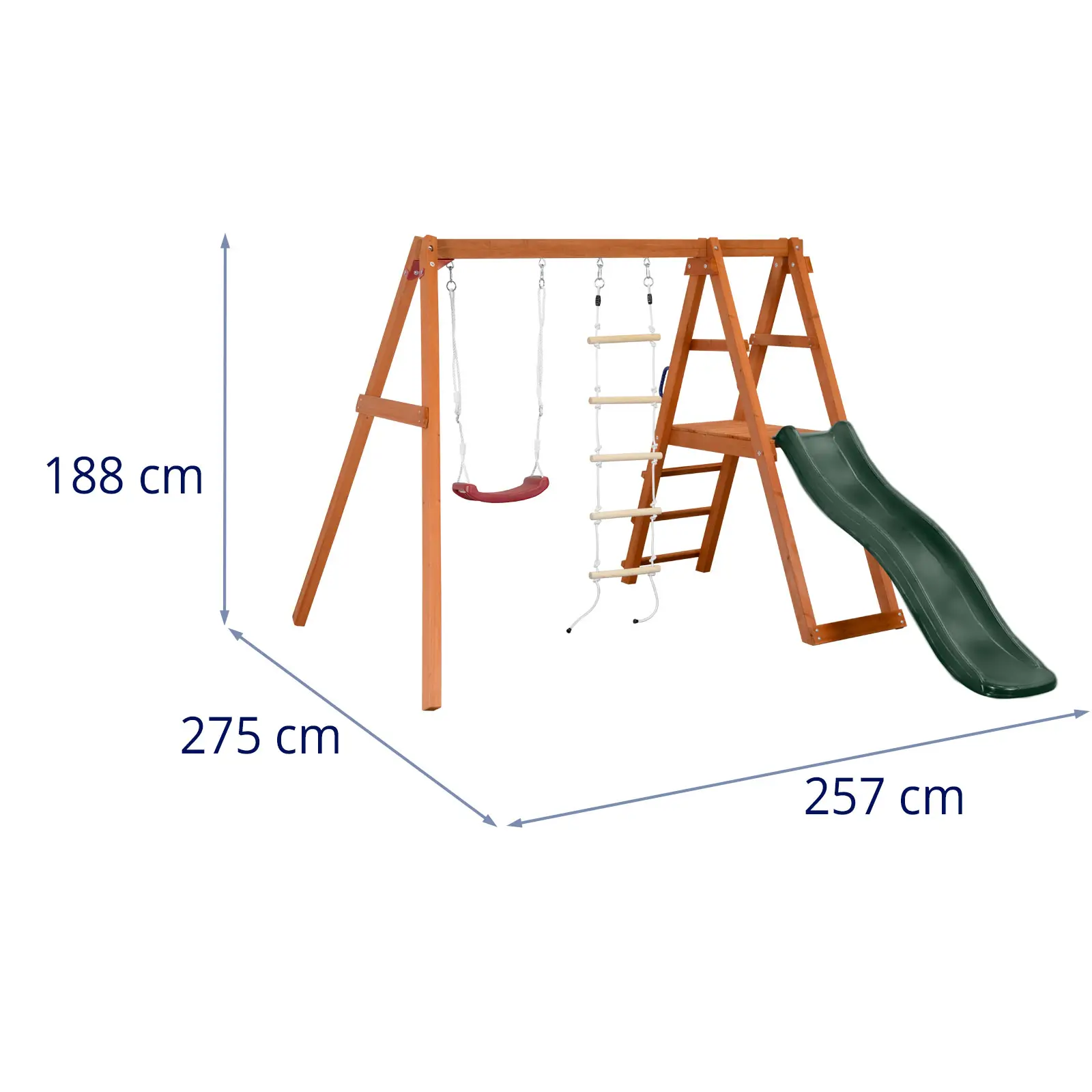 Climbing Frame - swing - rope ladder - slide