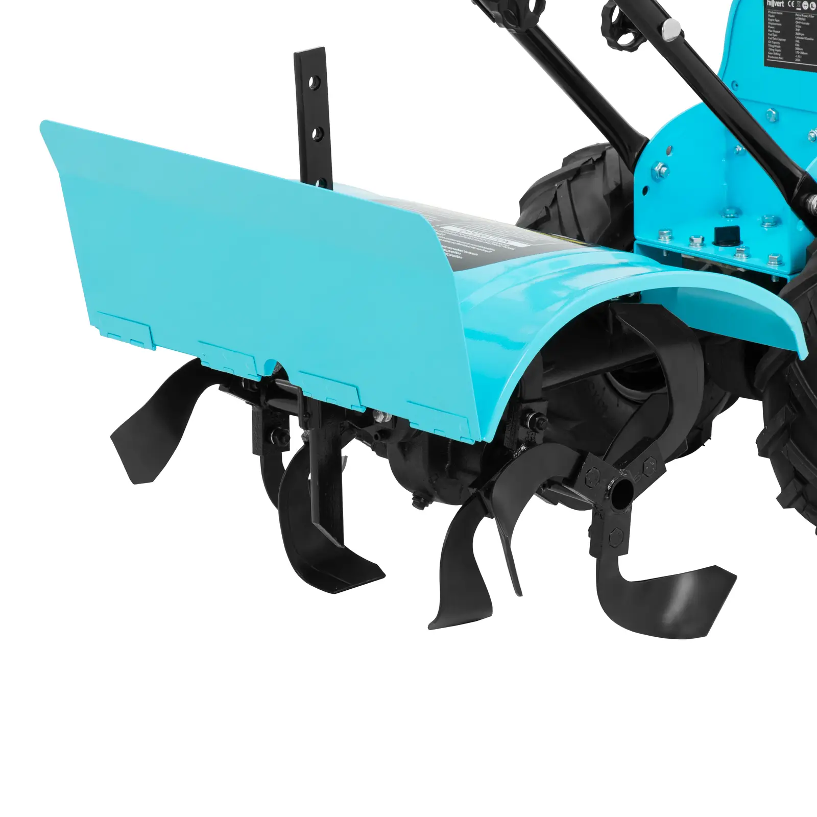 Benzinový motorový kultivátor - 7 k - 2 rychlosti (vpřed a vzad) - pracovní šířka 500 mm (Objem nádrže na olej: 0.6 l)