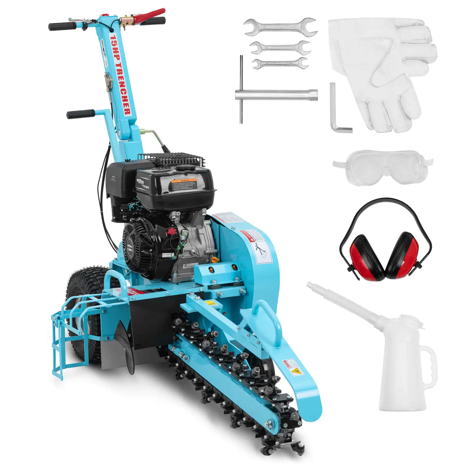 Trencher - 15 HP - trenching depth up to 600 mm