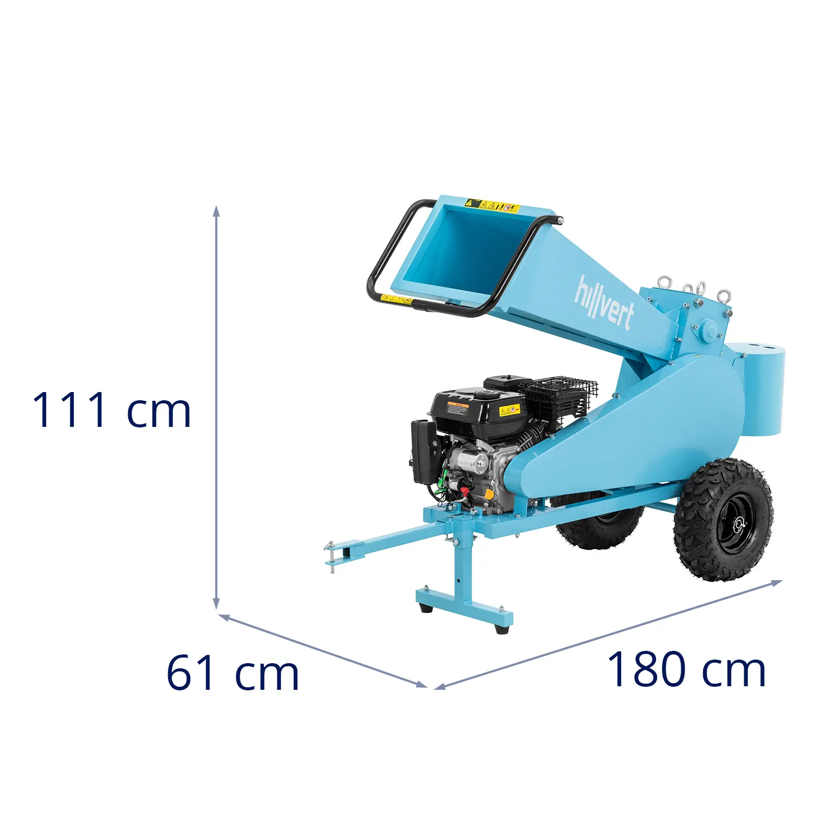 Drtič větví - 7 k - Ø 7 cm (Objem palivové nádrže: 3.6 l)