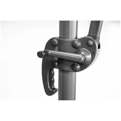 Hanging Umbrella - Green - 250 x 250 cm - Steel/Aluminium - Rotatable