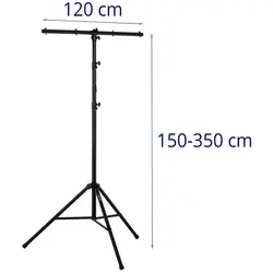 Lysstativ - 60 kg - 1,50 til 3,50 m