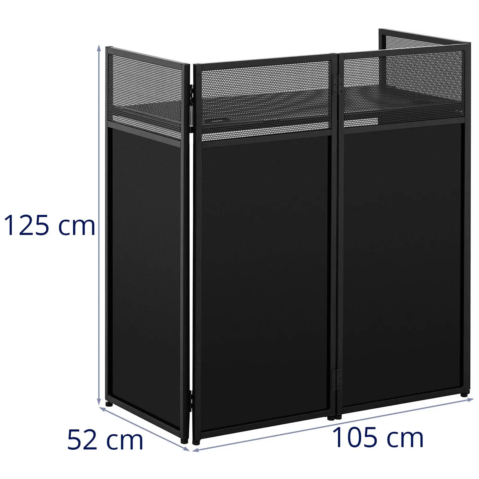 Table DJ - 100 kg max. - Pliante - Hauteur de travail 94 cm (Dimensions tuyau [mm]: 20 x 20)