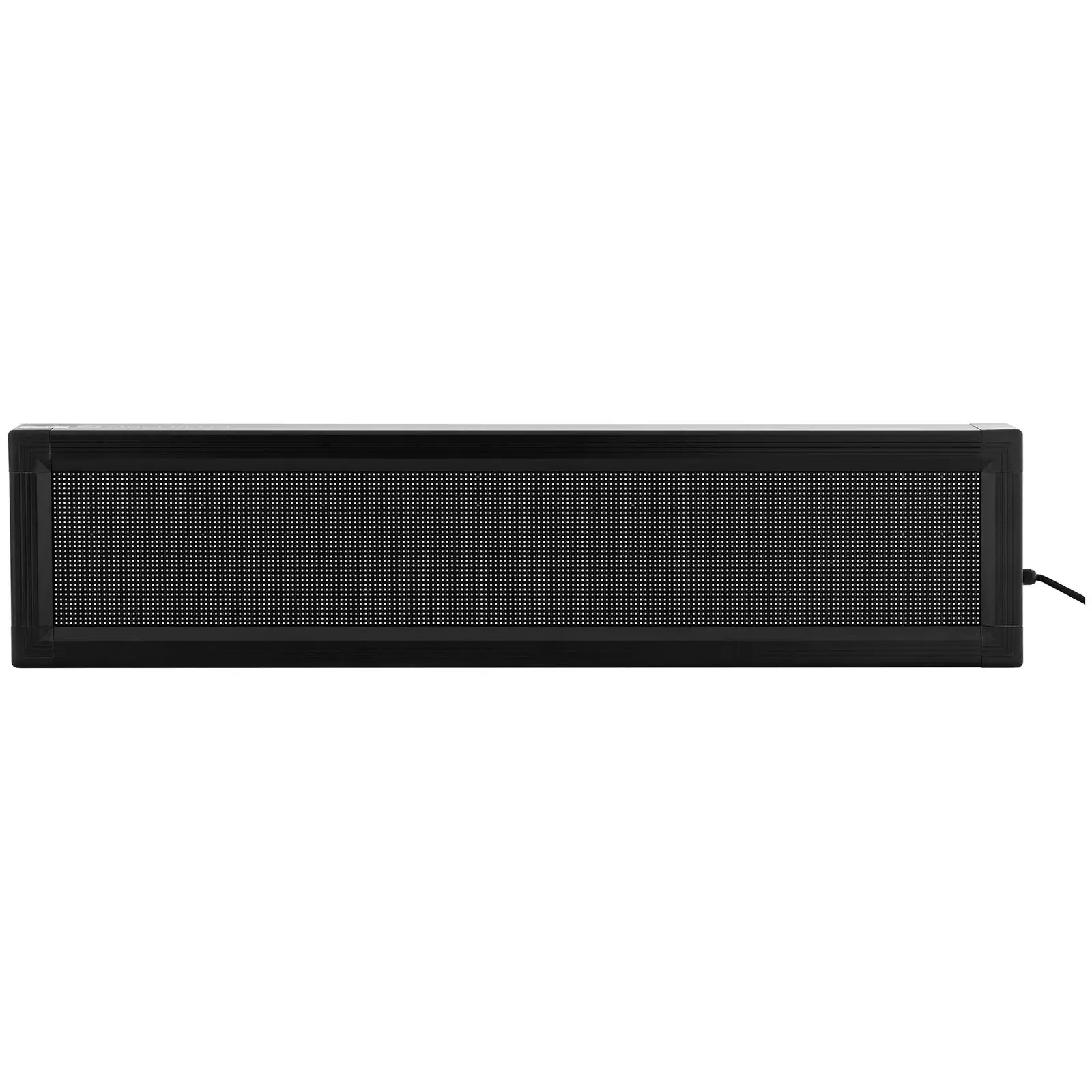 Textový LED panel - 192 x 32 LED - 96 x 15 cm - programovatelný iOS / Android (Barva: Černá)