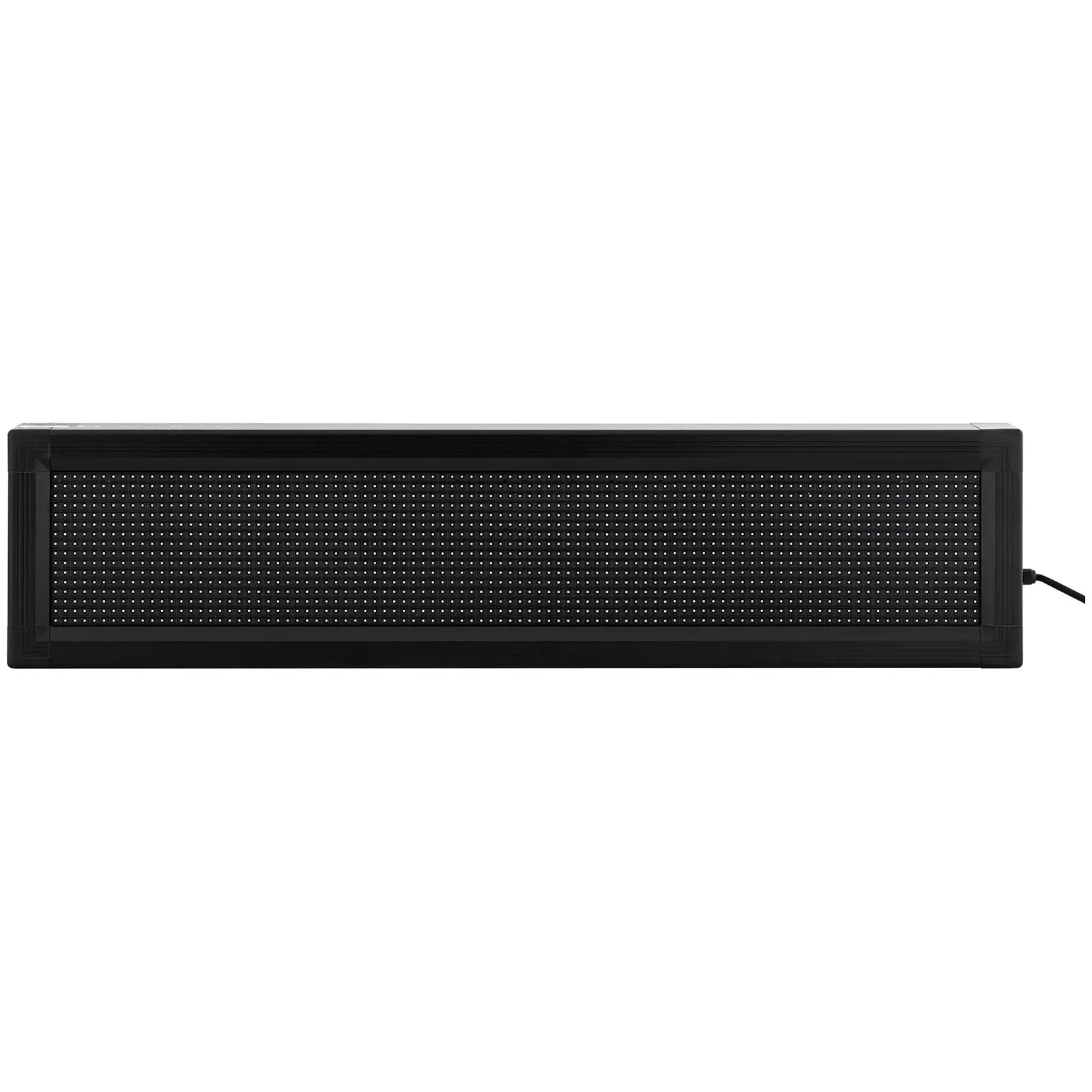 Textový LED panel - 96 x 16 LED - 67 x 19 cm - programovatelný iOS / Android (Barva: Černá)