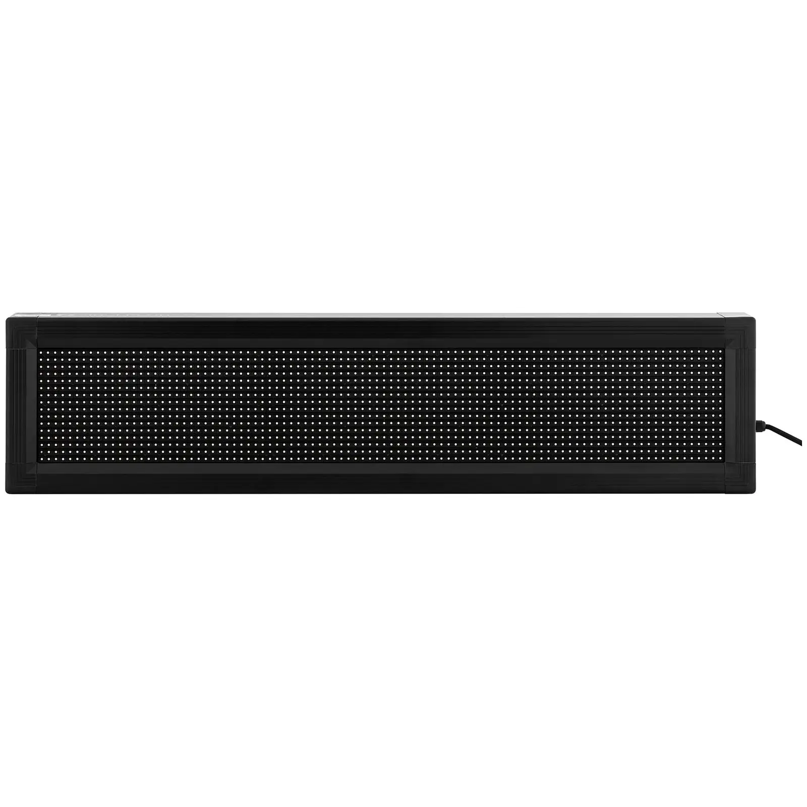 Textový LED panel - 96 x 16 LED - 67 x 19 cm - programovatelný iOS / Android (Barva: Černá)