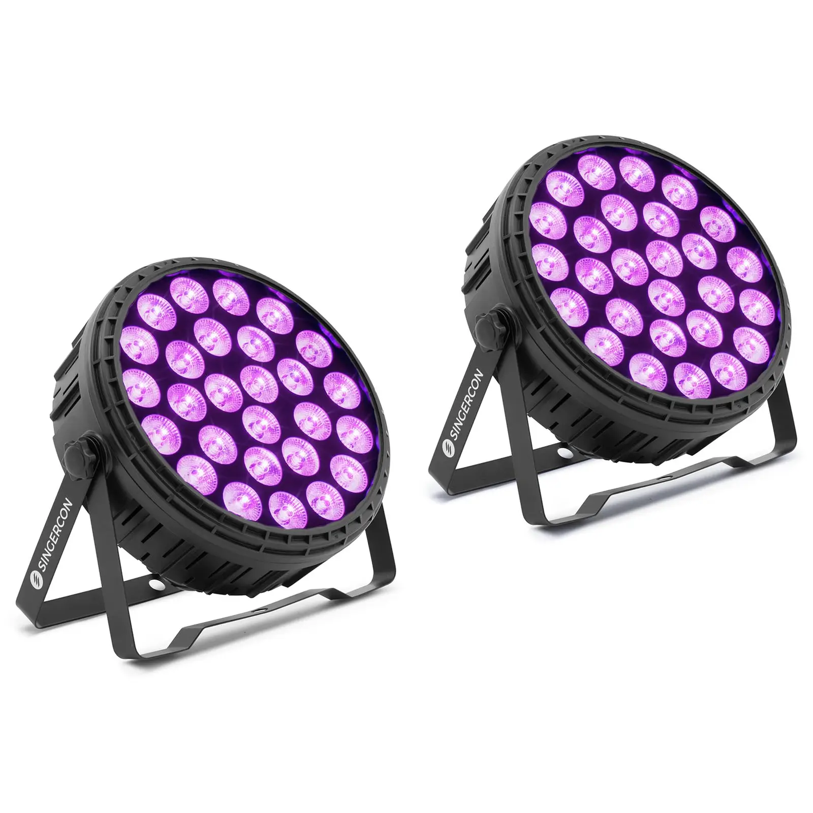 Levně PAR reflektor 27 LED 120 W RGBW 2 kusy - Světelná technika Singercon