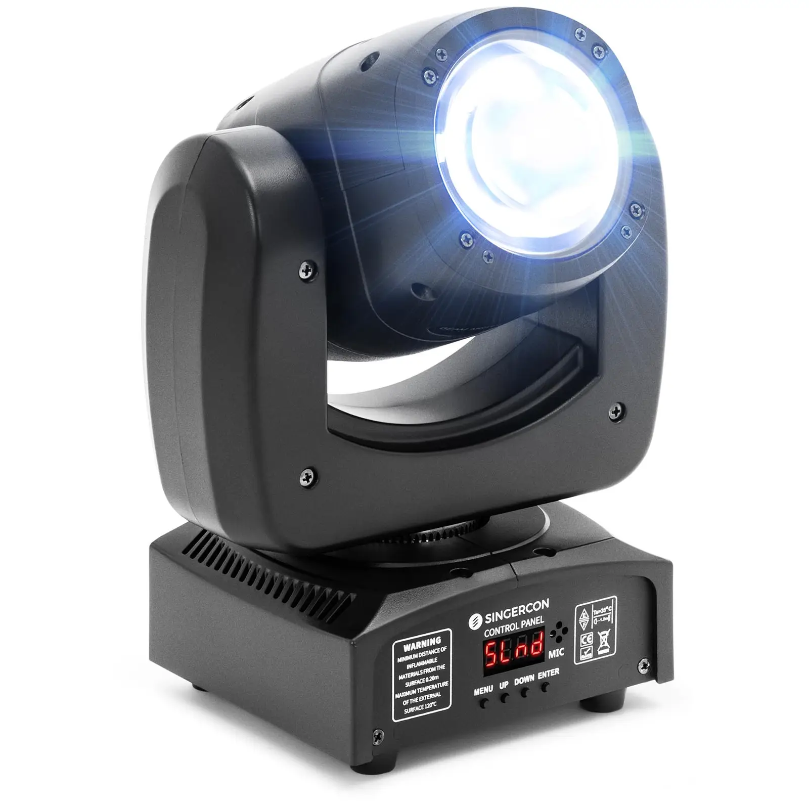 Moving head - 0 - 100 % dimbar -  60W RGBW 4-i-1 - 120 W - RGBW