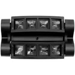 Paukovo svjetlo s pokretnom glavom - 8 LED - 27 W - RGBW