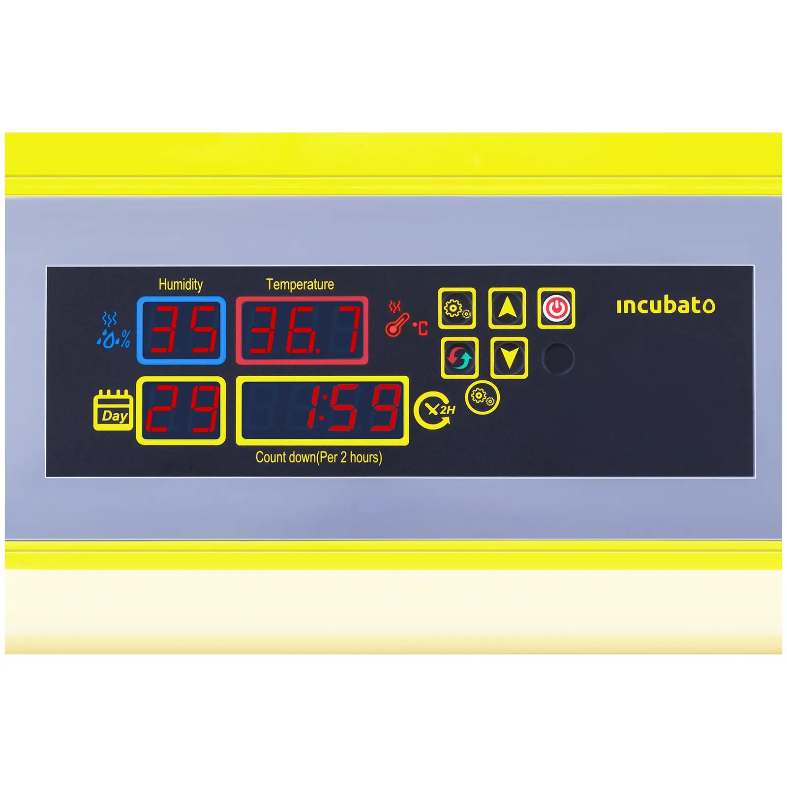 Rugemaskin - 48 egg - Inkl. egglampe og vanndispenser - Helautomatisk