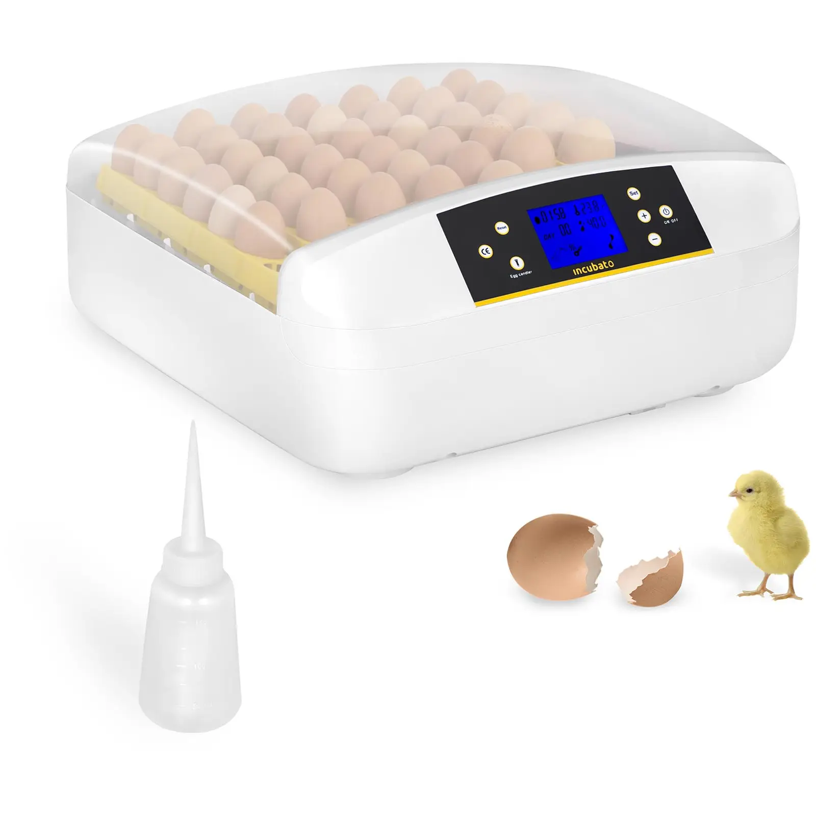 Inkubator do jaj - 90 W - 56 jaj -  owoskop