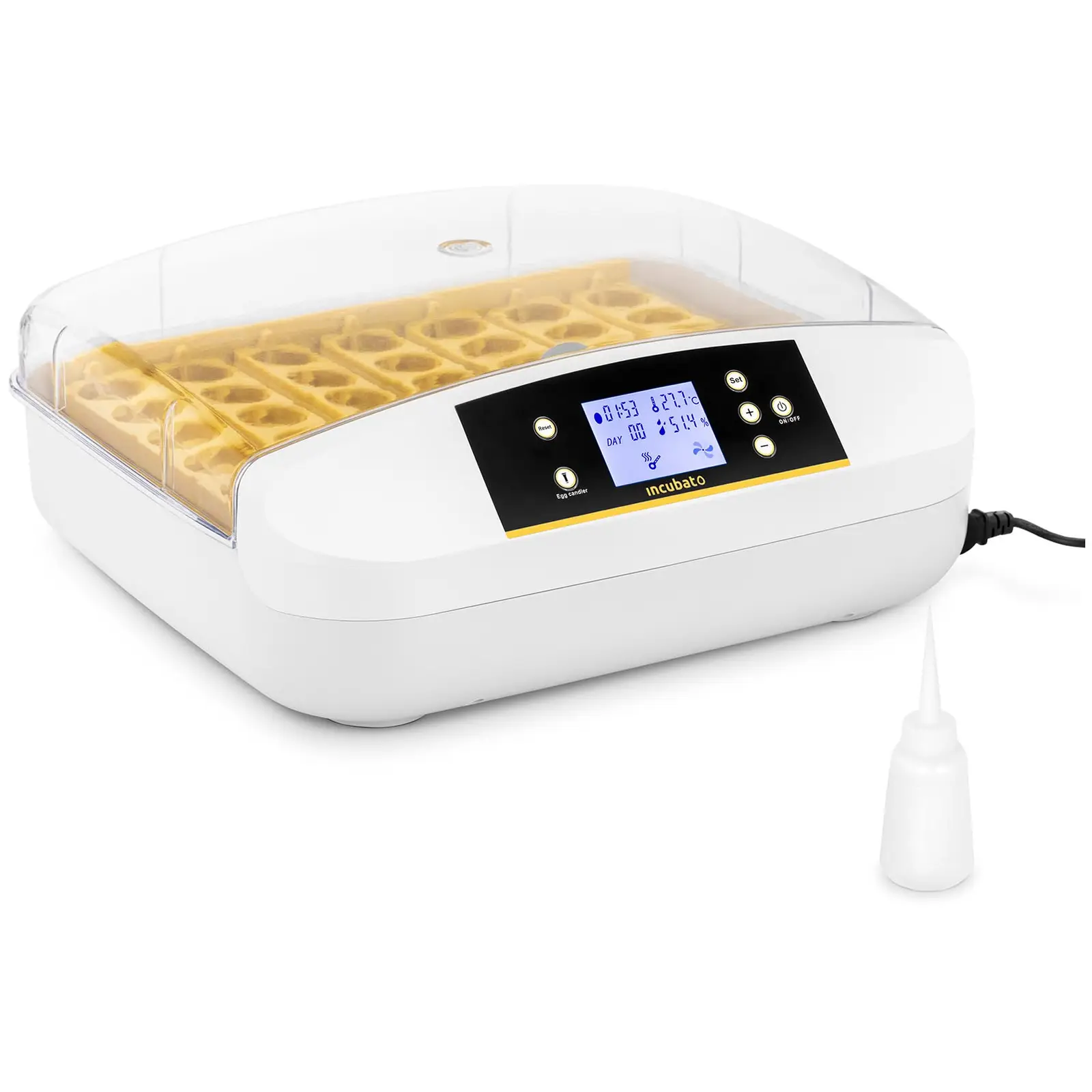 Incubator - 42 eggs - integrated skid lamp - fully automatic