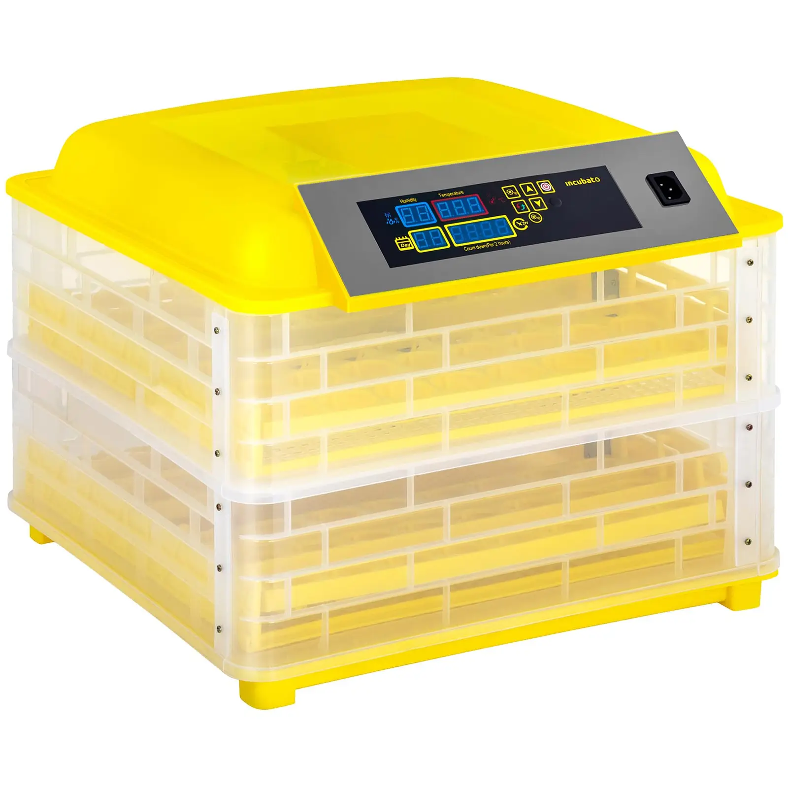 Umělá líheň - 112 vajec - s prosvěcovačkou - plně automatická (Materiál: Plast)