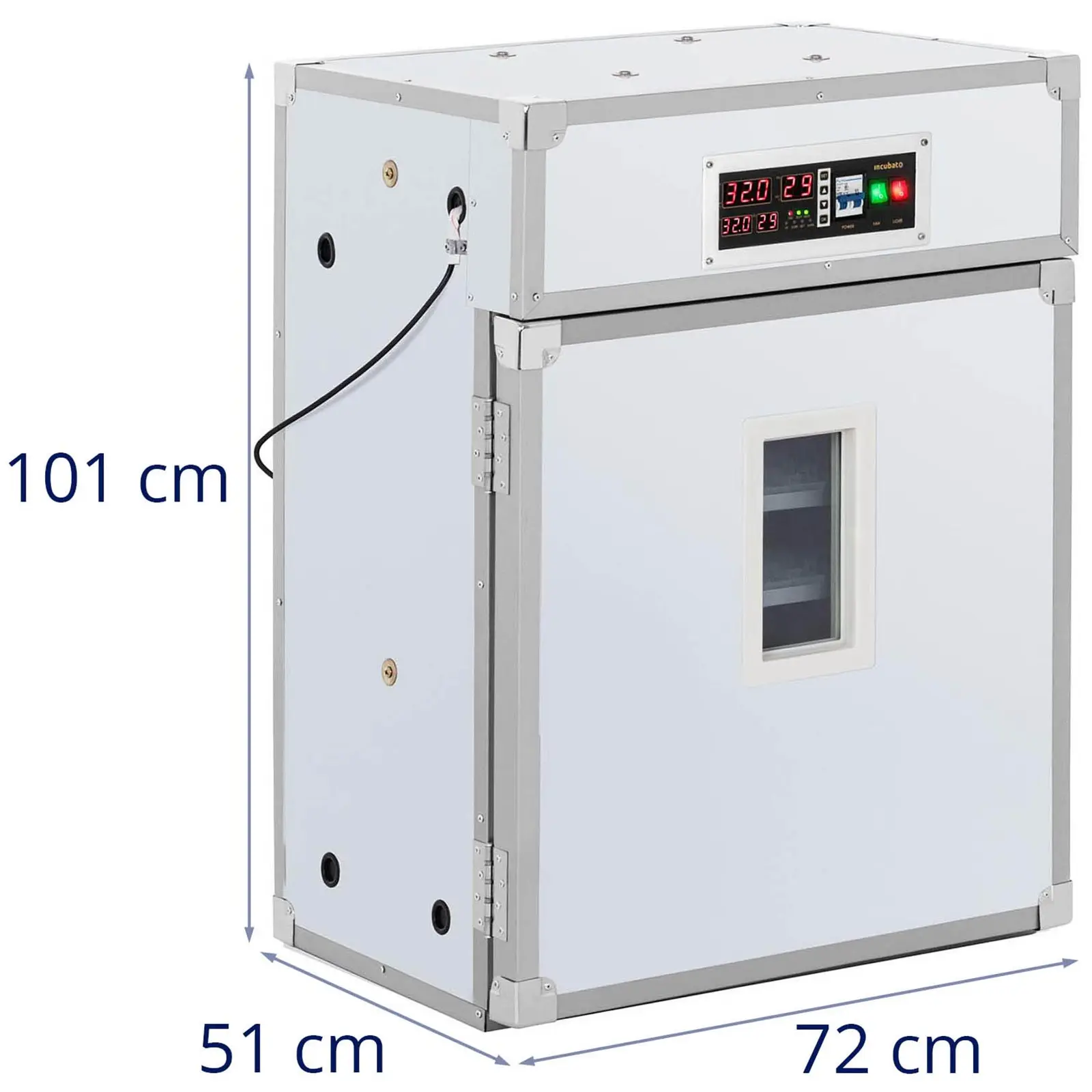 Factory second Egg Incubator - 264 eggs (Goose egg capacity: 96)