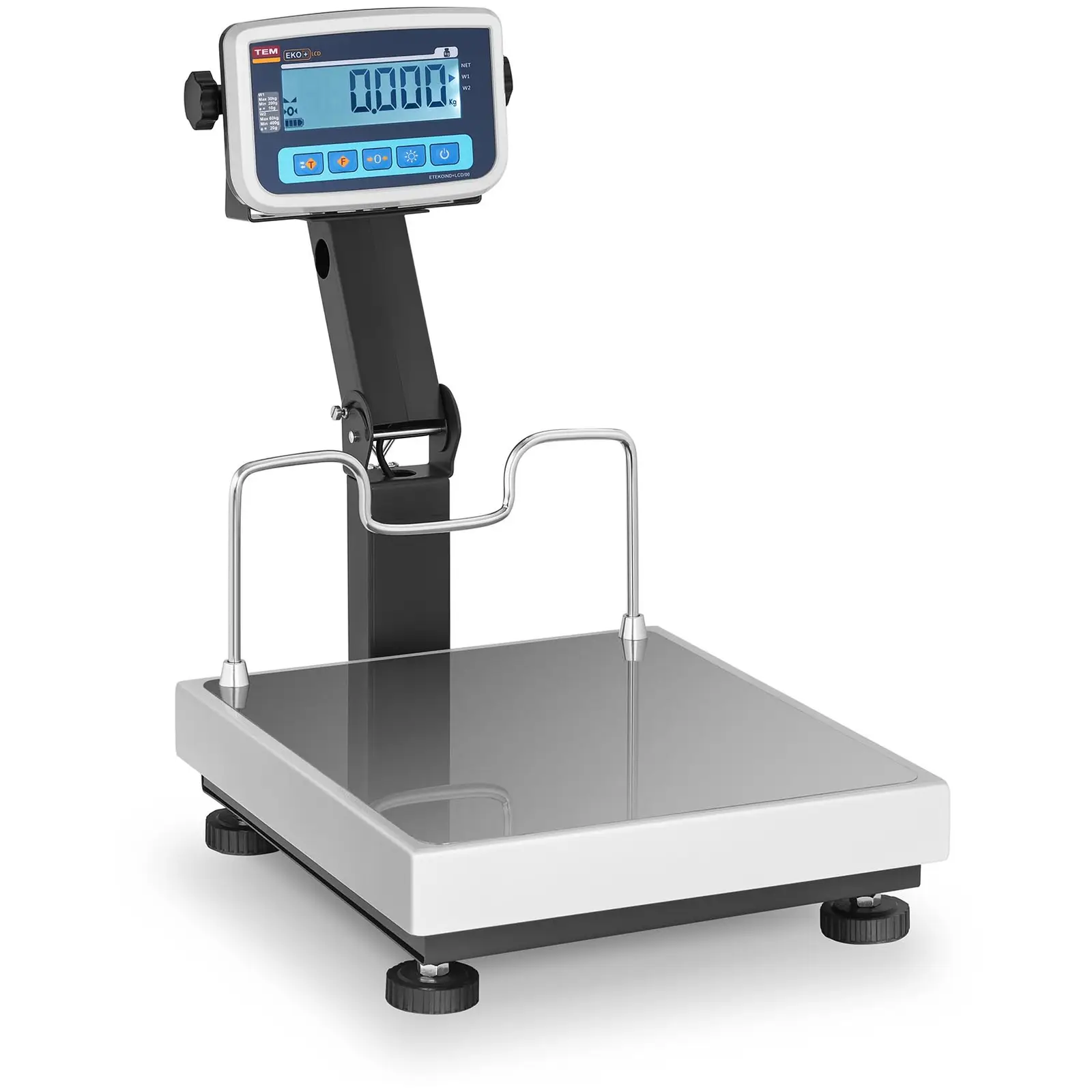 Plošinová váha - cejchovaná - 60 kg / 0,02 kg - 35 x 40 cm - LCD (Tárování: Ano)