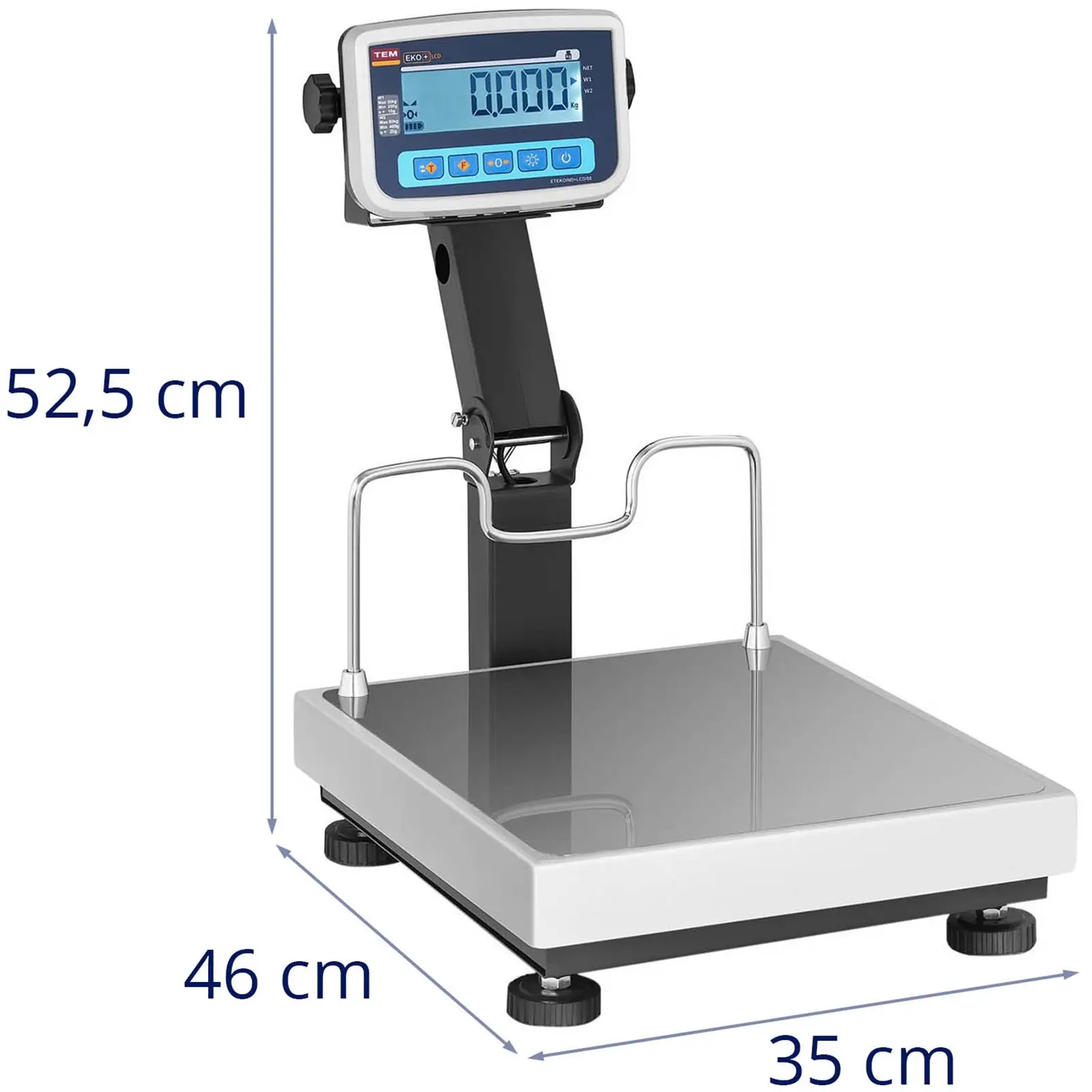 Plattformwaage geeicht - 60 kg / 20 g