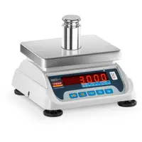 Table Scale - calibrated - 1.5 kg / 0.5 g - 3 kg / 1 g - LED