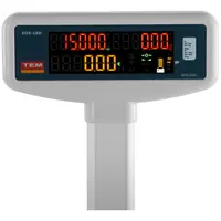 Price Scale with LED display - calibrated - 6 kg / 2 g - 15 kg / 5 g