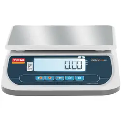 Table Scale - approved - 30 kg / 10 g - LCD
