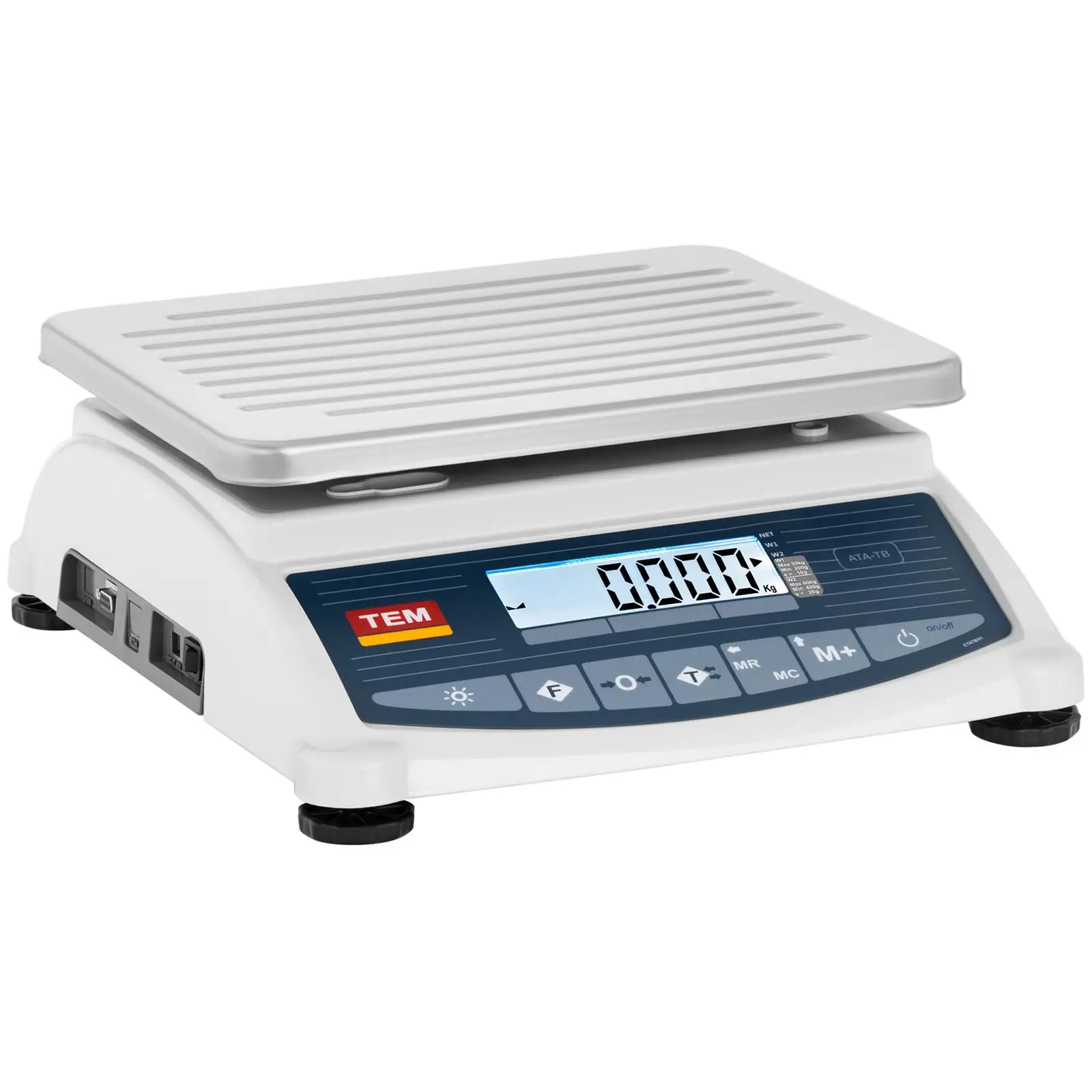 Tischwaage - geeicht - 60 kg / 20 g - LCD - Memory