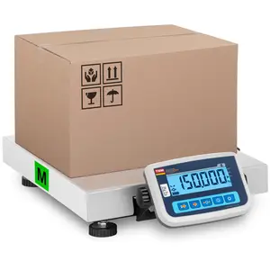 Pakkevægt - certificeret - 150 kg / 50 g