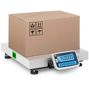 Parcel Scale - calibrated - 150 kg / 50 g - 60 x 50 cm