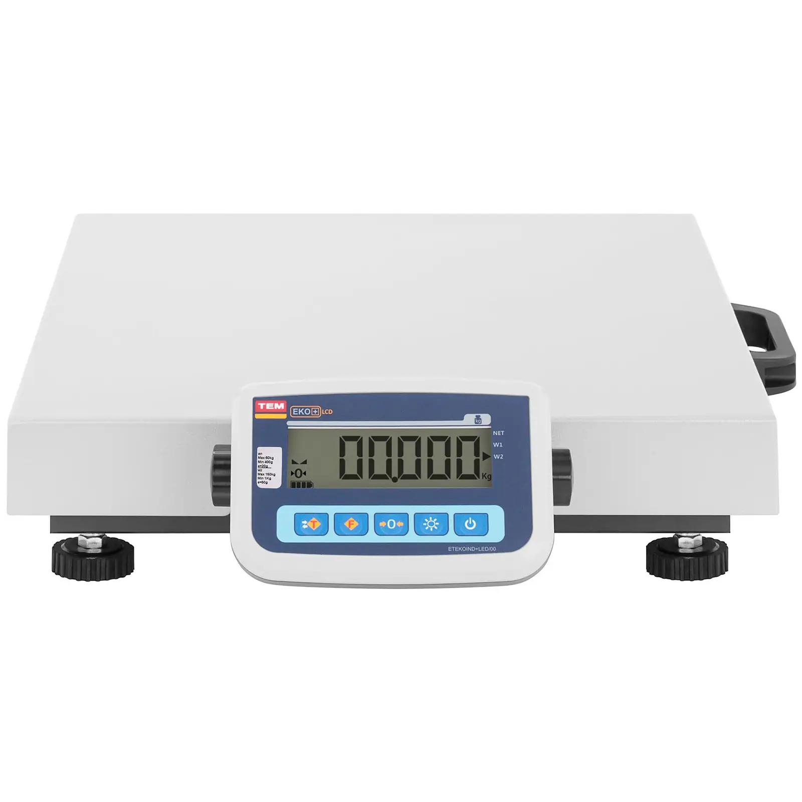 Pèse-colis - Calibrage certifié - 150 kg / 50 g - 60 x 50 cm (Tarage: Oui)