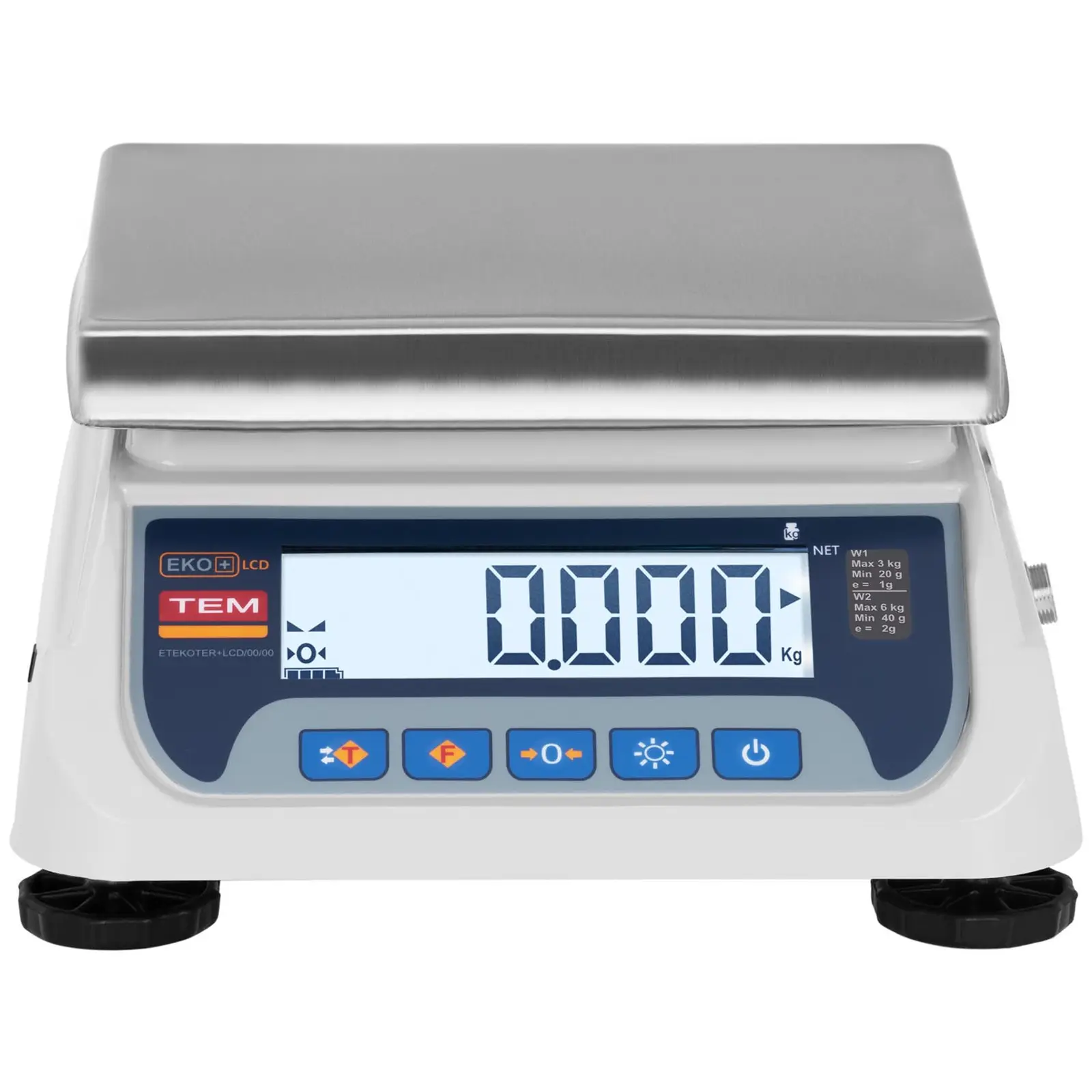 Stolní váha - cejchovaná - 6 kg / 2 g - LCD displej (Ukládání: Ne)