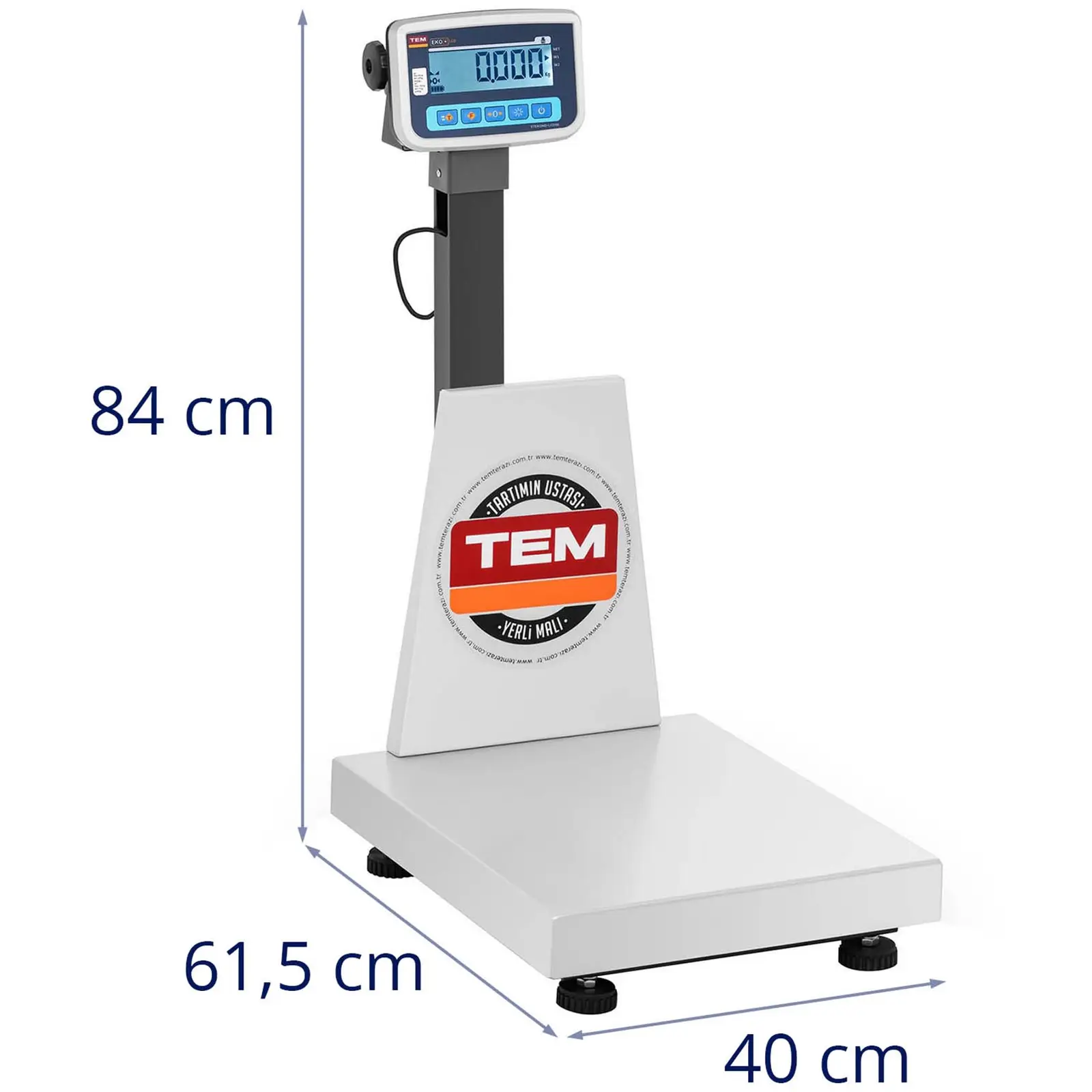 Waga platformowa - 150 kg / 50 g - legalizacja