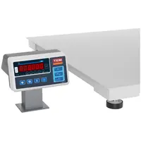 Floor Scale - calibrated - 1,500 kg / 500 g - 120 x 120 cm - LED