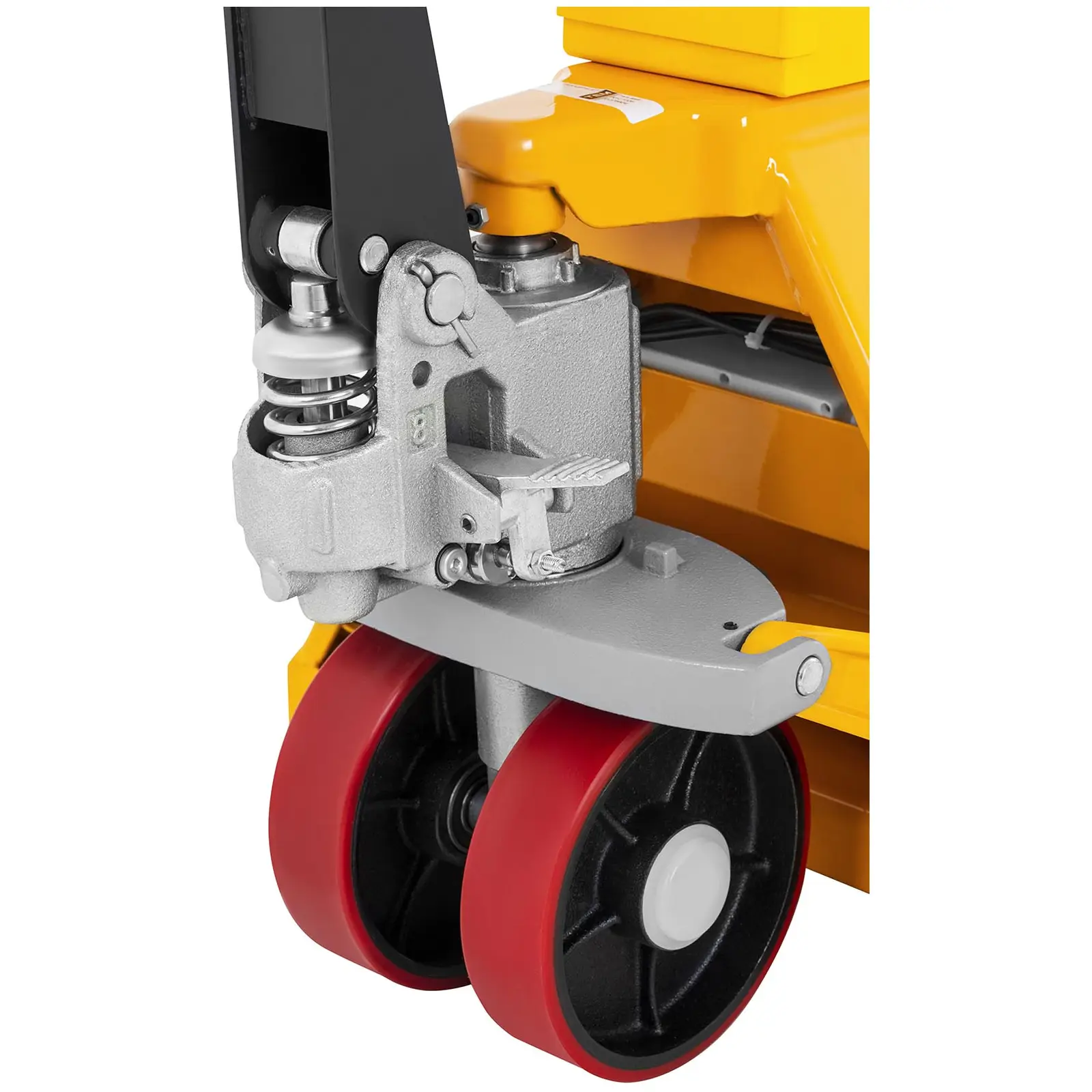 Zdvihací vozík s váhou - cejchovaný - 2000 kg / 1 kg - LCD displej (Kalibrace: 1 kg)